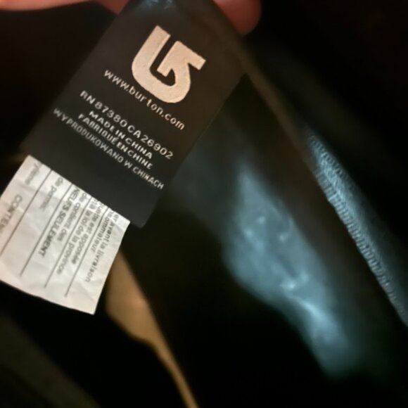 Burton 156 Snowboard Bag – Black with White Logo, Travel Carry Case - Picture 6 of 6